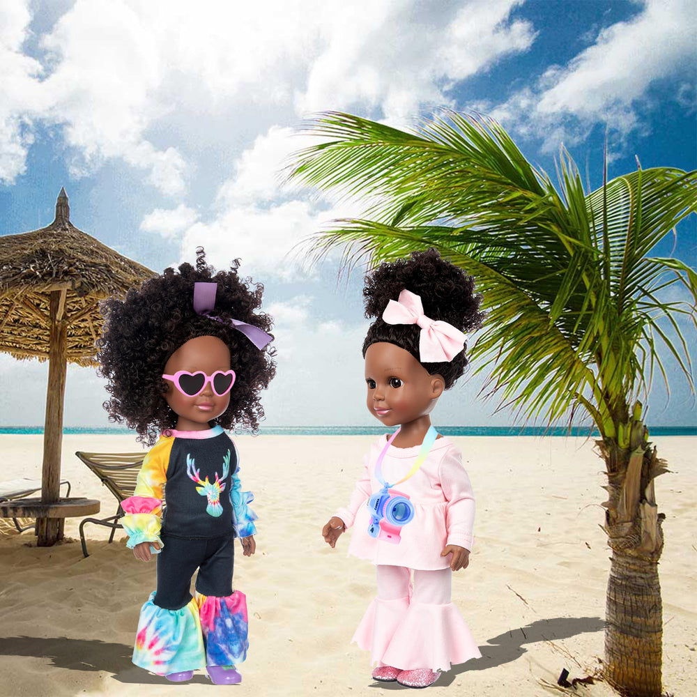 iBayda washable vinyl doll easy cleanup after play