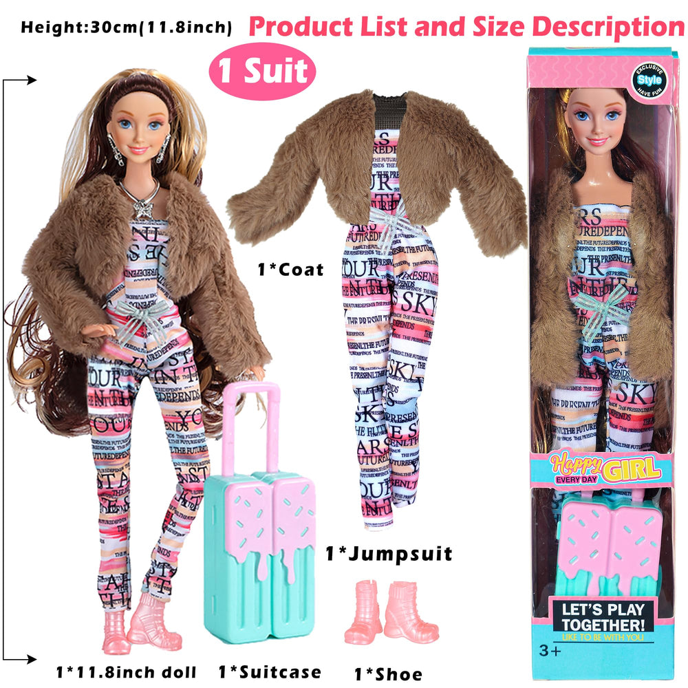 iBayda dolls with detachable outfits for creative mix-and-match fashion play.