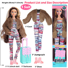 iBayda dolls with detachable outfits for creative mix-and-match fashion play.