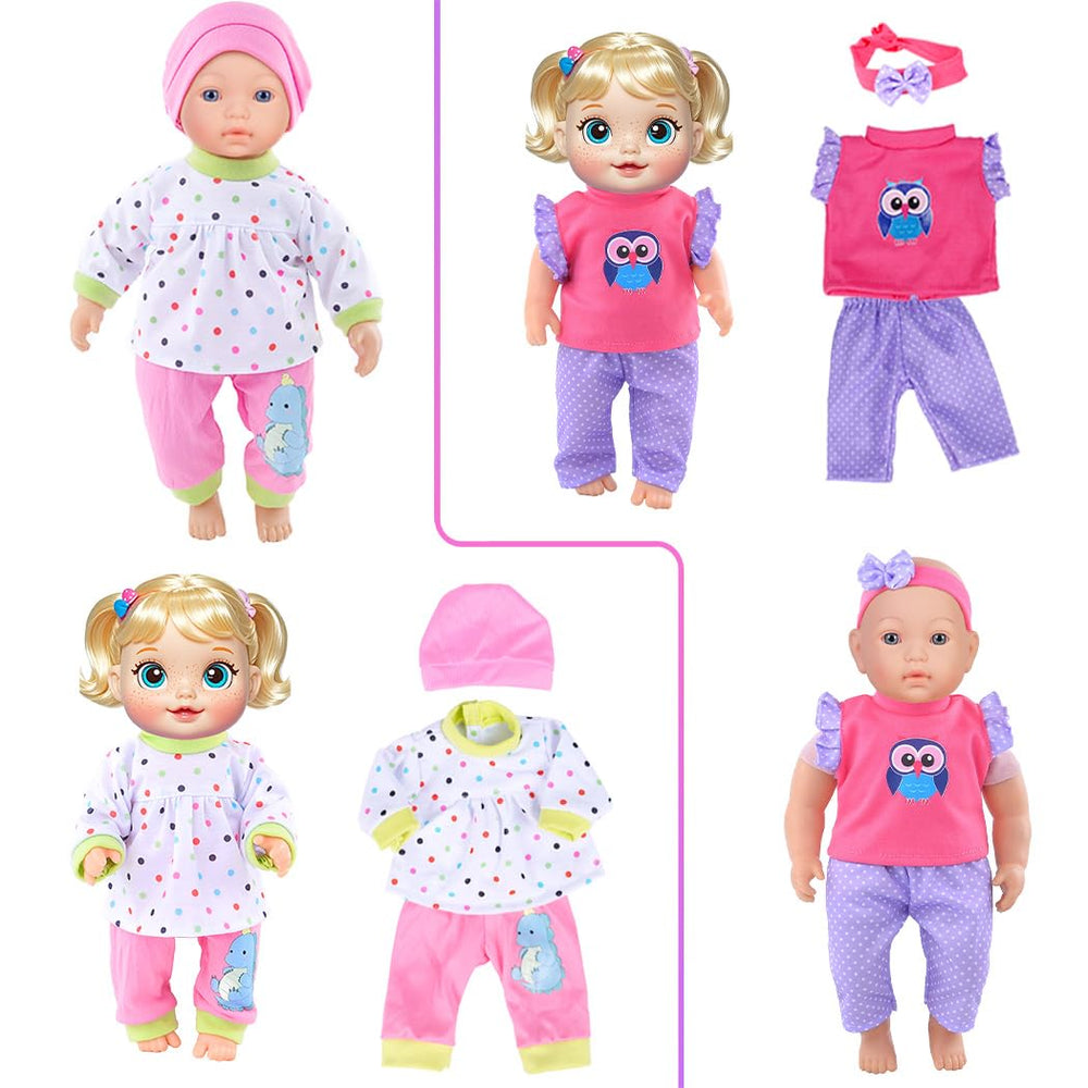 iBayda doll clothes use soft materials for safe, comfortable use.