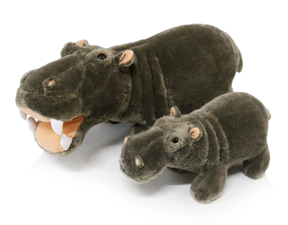 Ice King Bear hippo baby plush, 8-inch, great for gentle playtime.