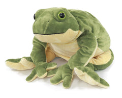 Ice King Bear large frog plush posed for storytime adventures and pretend play.