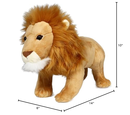 Ice King Bear lion plush toy ready for play or display