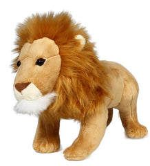 Ice King Bear lion stuffed animal front view, perfect bedtime companion