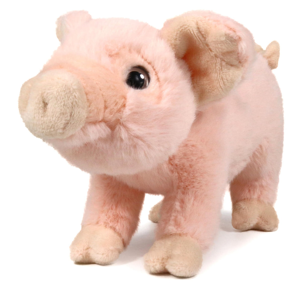 Ice King Bear Little Piggy plush, closeup fabric, safe and smooth for gentle hugs