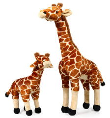 Ice King Bear mom giraffe plush, 18-inch, perfect for cozy cuddling and imaginative play.