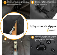 Iceberg Elf cover side zipper enables easy on and off.