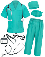 ICECUTE doctor scrubs top with pockets offers comfy play-ready wear for kids