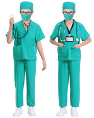 ICECUTE scrubs trousers provide elastic waist for easy, secure fit during pretend play