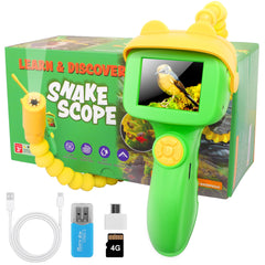 IceFun borescope snake camera with kid friendly screen for close up science exploration