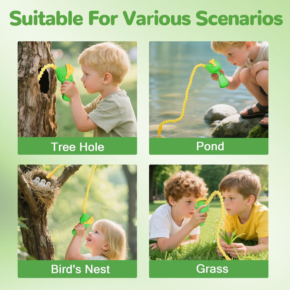 IceFun borescope snake camera rechargeable battery for longer sessions