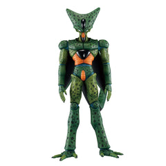 Ichibansho Figure Dragon Ball Z Cell 1st Form Omnibus Ultra pose enhances premium display.