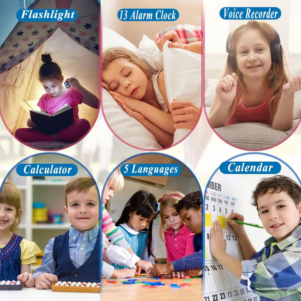 iCHOMKE Kids Smart Watch blue splash protection and screen guard