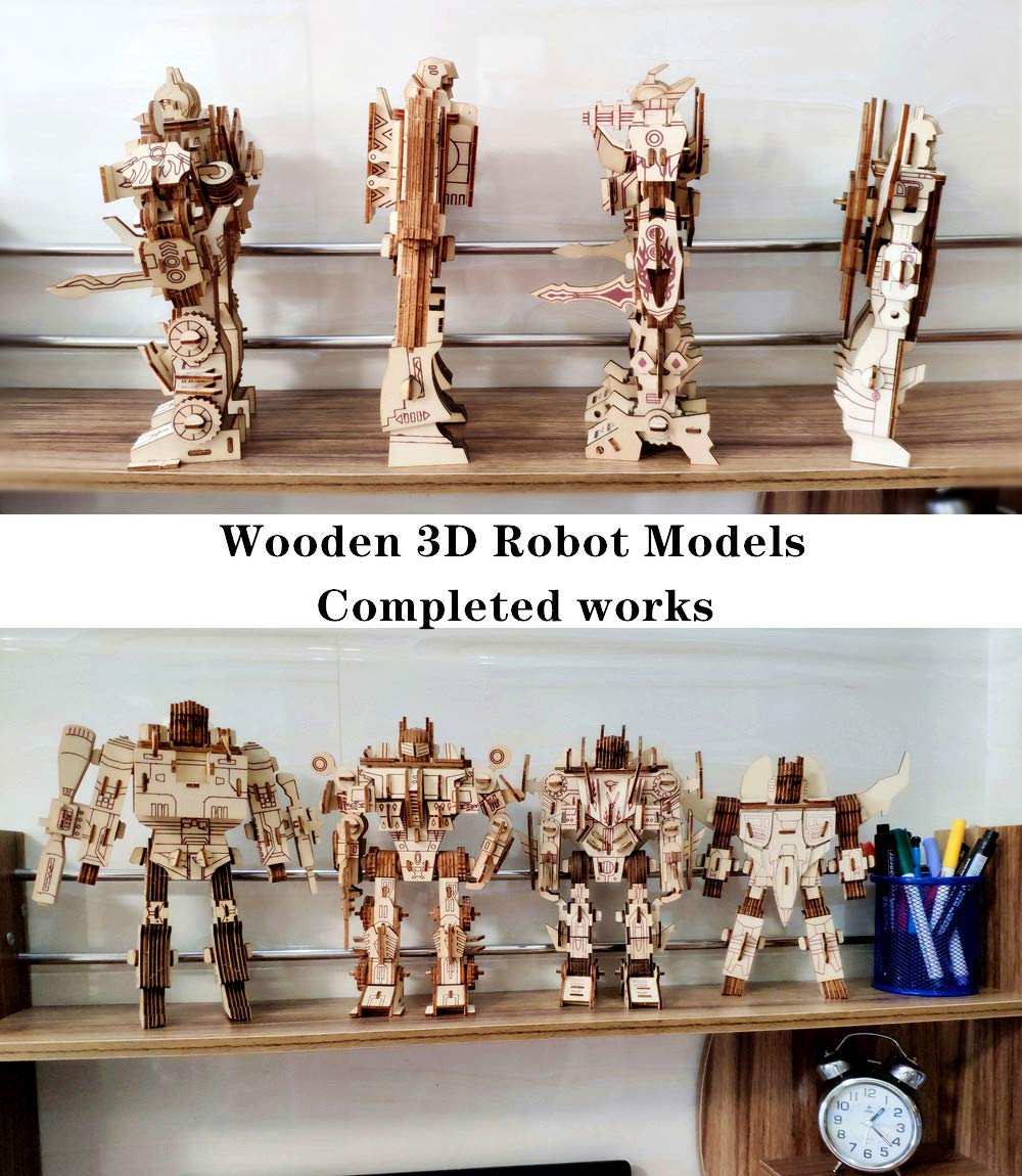 i-CHONY room decor assembly; stylish robot centerpiece with interactive building.