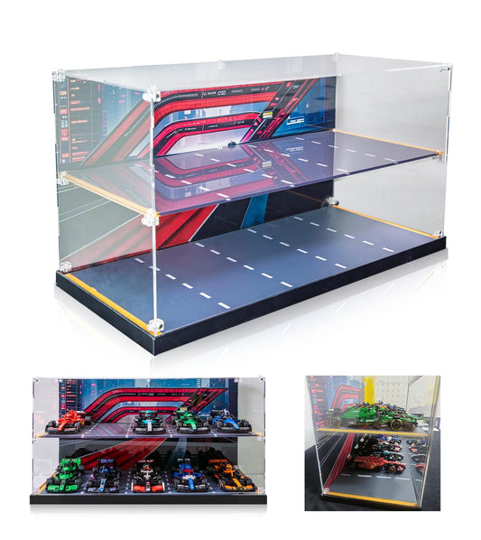 iCUANUTY lego speed champions case front view protects your display from dust and fingerprints