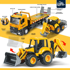 Friction powered lights and sounds on ID Gerilla tow truck