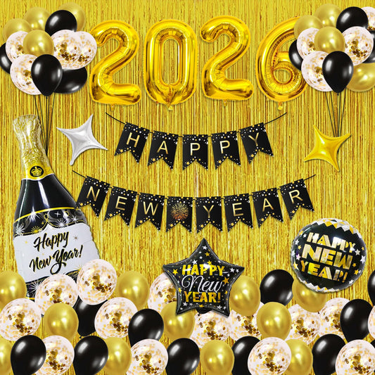 IDAODAN New Year's Eve banner by the kit adds a festive focal point for celebrations.