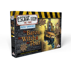 Identity Games The Baron escape room box ready for play.