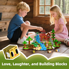 idoot forest-theme cubes with color sorting for early cognitive skills