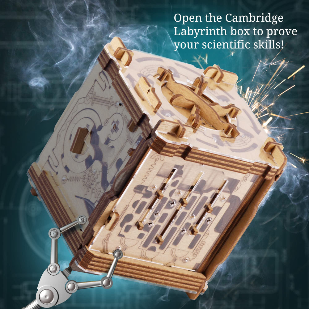 iDventure Cluebox Cambridge Labyrinth makes a unique gift with interactive appeal and compact packaging