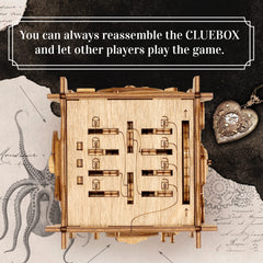 idventure Cluebox laser-cut birch wood design adds stylish home decor