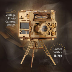 iDventure Cluebox PRO wooden puzzle box detail emphasizes premium birch wood