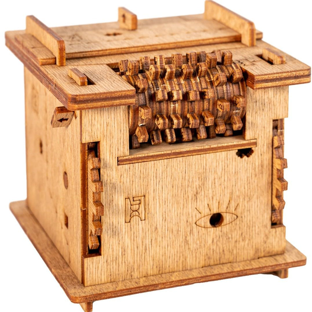 iDventure Cluebox Schrödinger’s Cat puzzle box showing opening sequence for immersive play