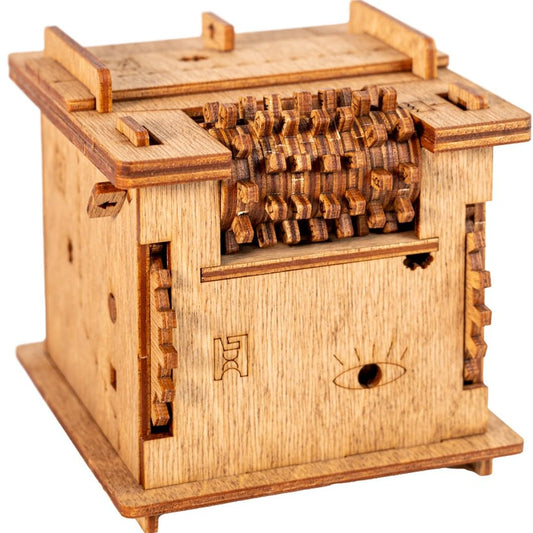 iDventure Cluebox Schrödinger’s Cat puzzle box showing opening sequence for immersive play