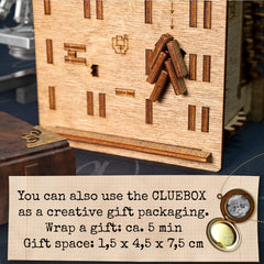 iDventure Cluebox wooden birch design highlights stylish home decor appeal