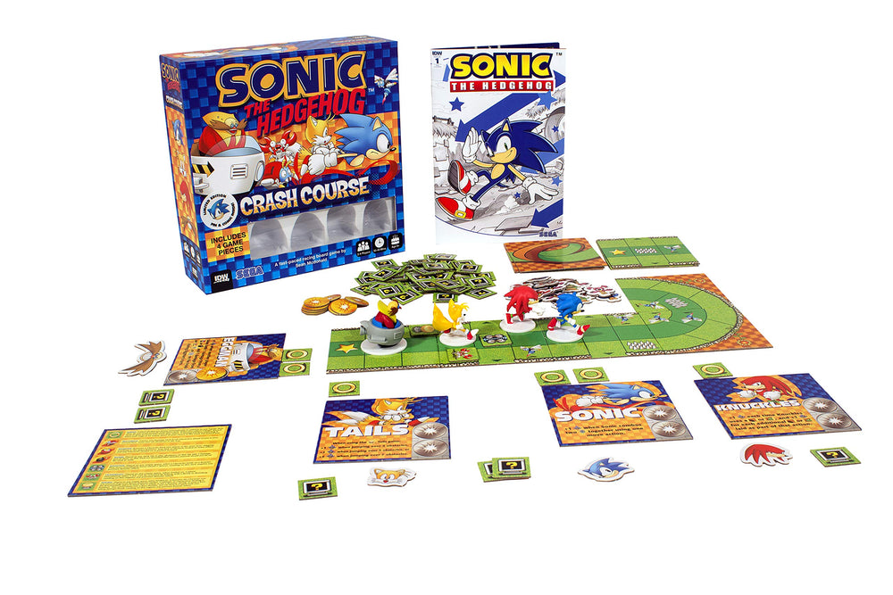 IDW Sonic four pre-painted miniatures ready for action-packed race.