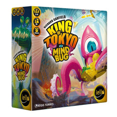 IELLO King of Tokyo Mindbug expansion: control opponents' creatures to shift battle momentum.