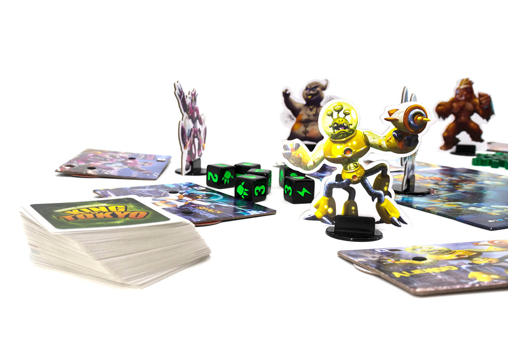 IELLO King of Tokyo new edition card deck emphasizing clearer text and abilities