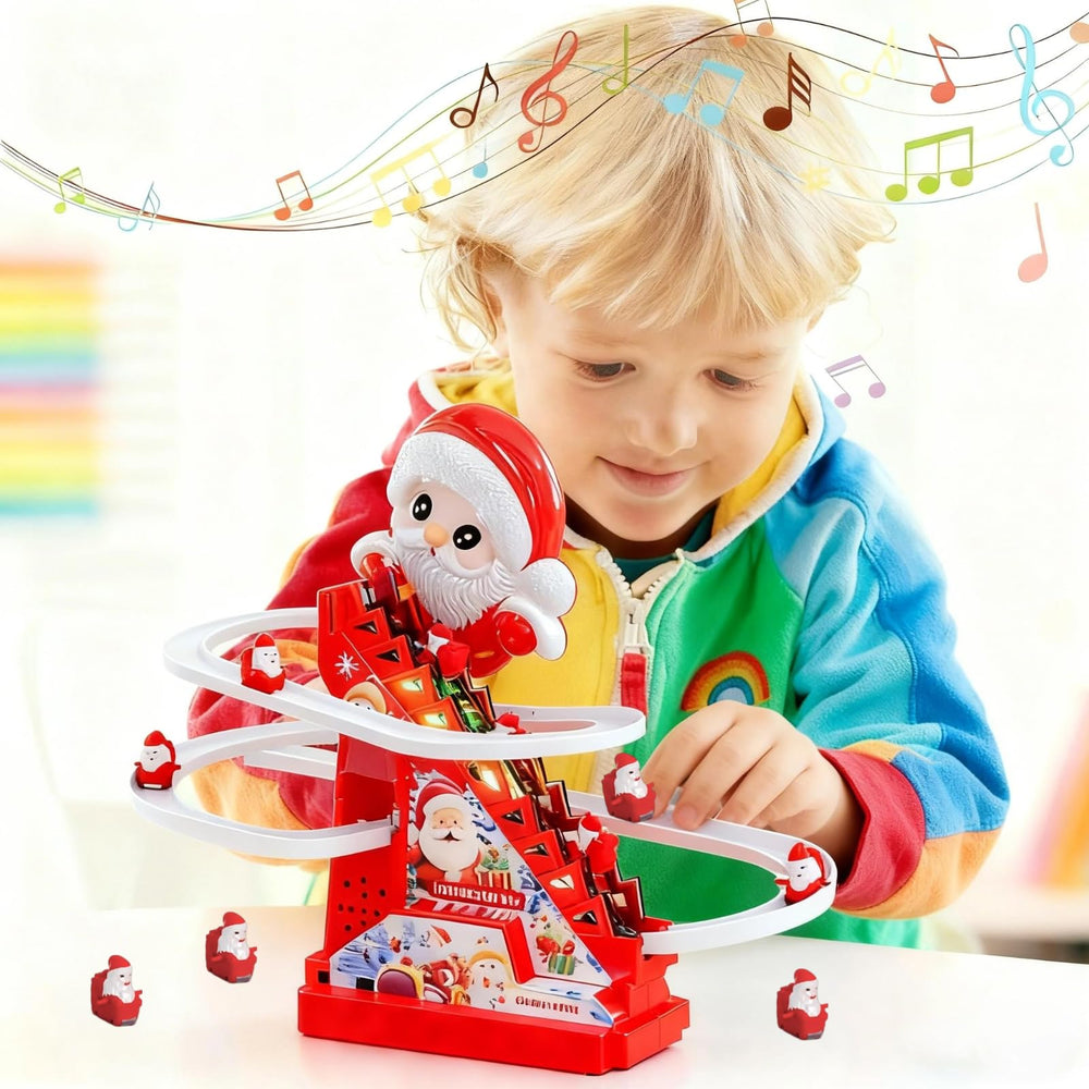 IFASHIHOME Gift-ready Santa climbing toy for birthdays and holidays.