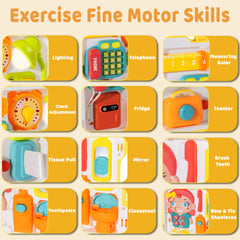 iFaveorr Busy Board cabinet unlock activity developing finger dexterity
