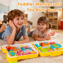 iFaveorr Busy Board fridge and toaster activity for kitchen task familiarization