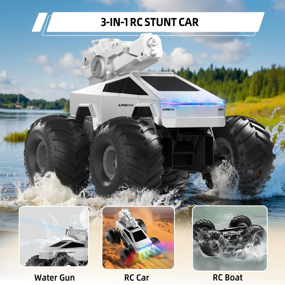 iFldnnry RC Truck LED-stunt visuals deliver bright, engaging night play