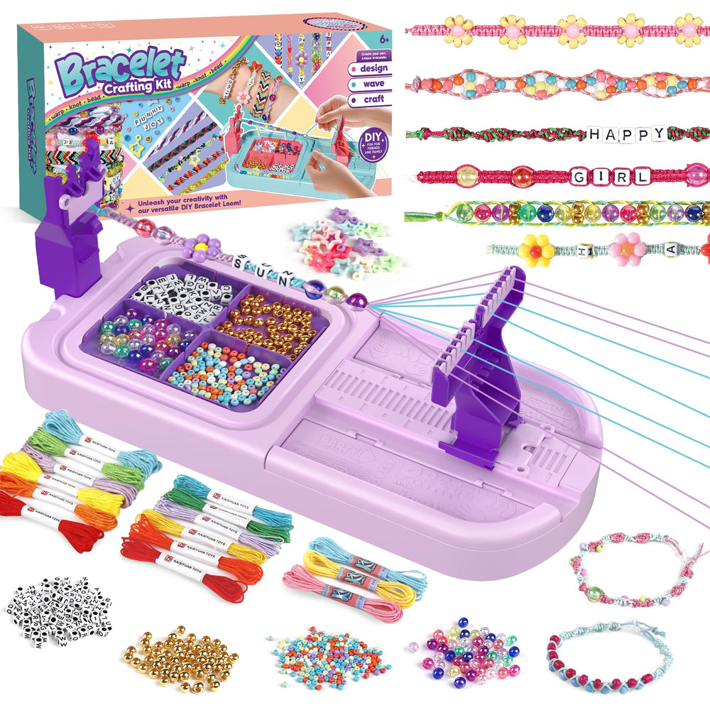 IFLOVE bracelet kit with colorful threads boosts creativity and fine motor skills.