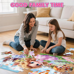 IFLOVE family puzzle time supports cooperative play during gatherings