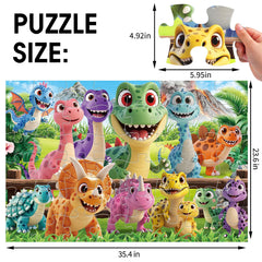 IFLOVE Jumbo Floor Puzzle 48-piece close-up highlighting oversized pieces for small hands.