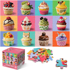 IFLOVE jumbo floor puzzle with 48 large pieces for easy handling during play.