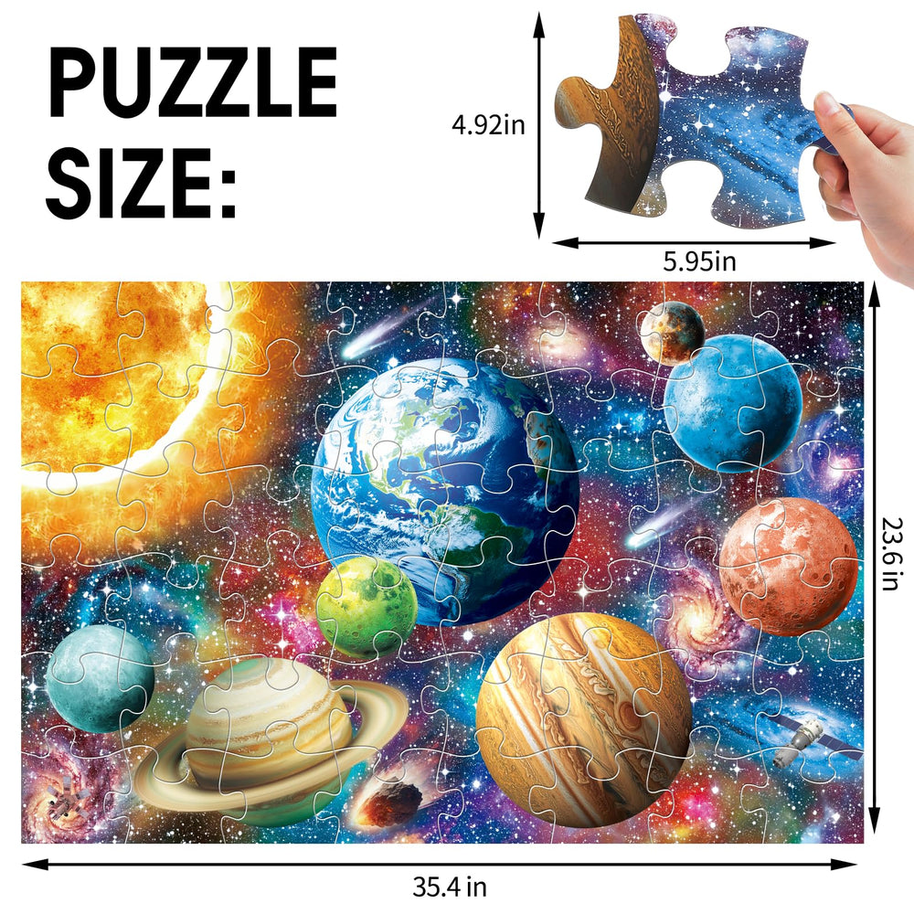 IFLOVE large-piece planets puzzle supports concentration during independent play