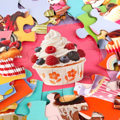 IFLOVE thick cardboard puzzle material for durable floor play and long use.