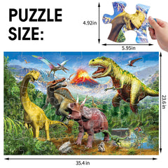IFLOVE volcano dinosaur scene to spark curiosity and interactive storytelling.