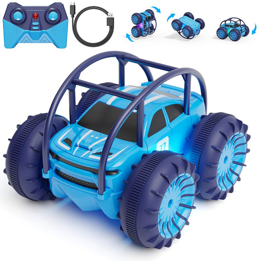Ifollower Amphibious RC Car front view shows rugged, all-terrain design for outdoor play