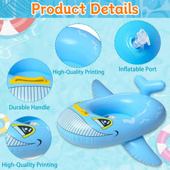 iGeeKid dalmatian inflatable pool float adds colorful, safe fun to sunny days.