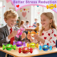 iGeeKid glitter stress ball green with card engaging sensory play for recess
