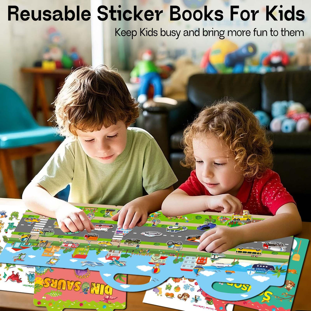 iGetooy reusable stickers close-up showing tear-and-stick convenience.