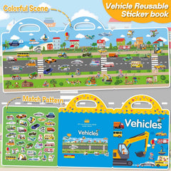 iGetooy sticker book portable handle boosts on-the-go fun.
