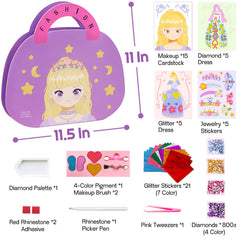 iGetooy diamond-decoration-dress lets kids personalize gowns with crystal gem accents