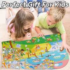 iGetooy stickers on smooth surfaces reusable on windows and bottles.